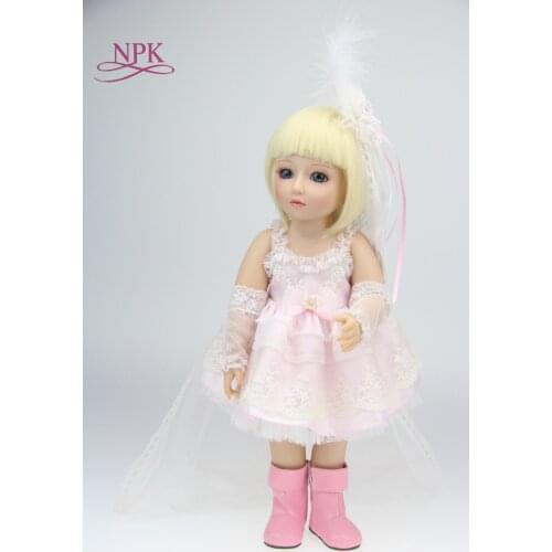 NPK 45CM BJD Doll Princess Doll Reborn Bebe Alive Toys for Girls Gifts 18 Inch Girls Dolls vinyl Toy Dolls for Kids Brinquedos