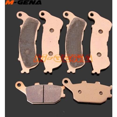 Motorcycle metal sintering brake pads For CB1300 S/SF CB400 VTEC 08-15 CBF500 04-07 NC700/X/S 12-16 ABS XL700/V VT1300 10-11