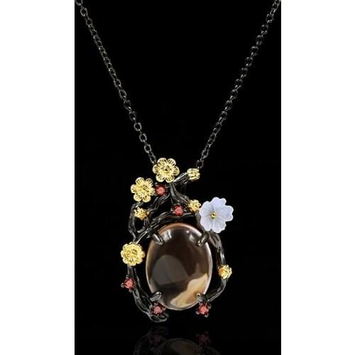 Fashion High-End Black Gold Zircon Goose Egg-Shaped Earrings Necklace For Women Wedding Party Engagement Travel Jewelry Gift