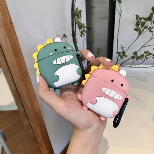 Cartoon 3D Cute Cat Paw Wireless Bluetooth Earphone Accessories Silicone Case for Apple Airpods 1 2 protective Charging bag