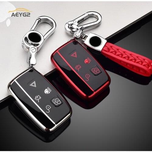 Soft TPU Car Remote Key Cover Case Fob For Land Rover Range Rover Sport Evoque Freelander2 For Jaguar XF XJ XJL XE C-X16 XKR XK