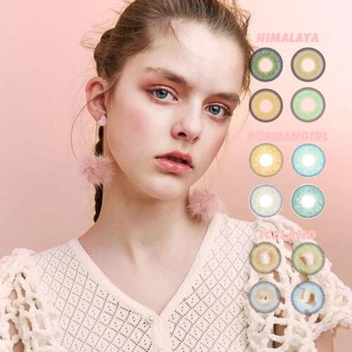 New Fashion Colored Contact Lenses For Eyes USA Hotsale Cosmetic Contact Lens Colored Contacts Non Prescription Fast Shipping