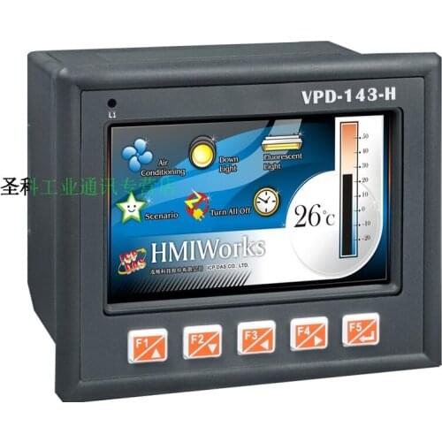 New Original Spot Photo For VPD-143-H 4.3 "Network Port Touch Man-Machine Interface Device, Serial Port USB RTC