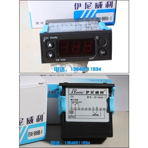 Genuine heating temperature controller EW-986B-1 electronic digital display thermostat K 0-400