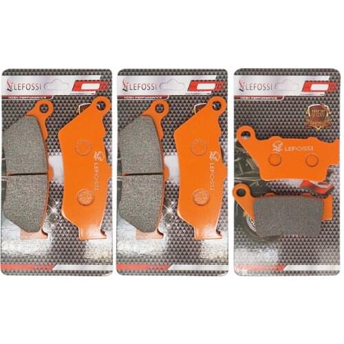 Motorcycle Front Rear Brake Pads For BMW G650 2007-2009 G650GS 2009-2015 F650 1993-2000 C1 125 1999-2003 C1200 2001-2003 Carbon