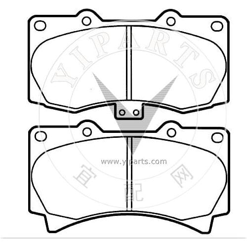 Front or rear brake pad For Humme r H3 2006 2007 2008 2009 OEM 15240794