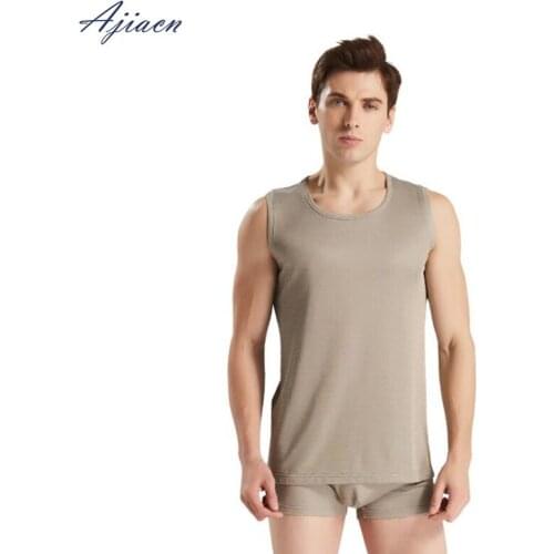 Genuine mens silver fiber radiation protective underwear anti-electromagnetic radiation vest for four seasons,EMF shielding