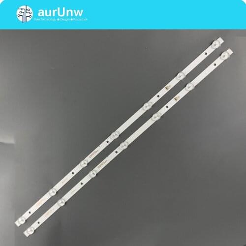 2pcs/set LED backlight strip For STARWIND SW-LED32R301BT2 RCA RTDVD3215-B AOC T3211M 320L 32E9 7S1P 2X7 CC02320D570V12 08 02