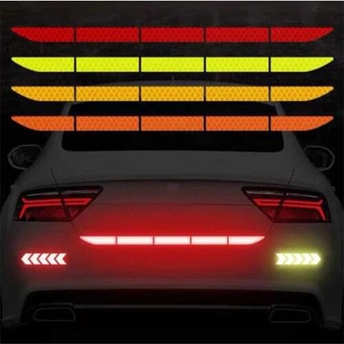 5pc Car Styling Car Trunk Reflective Sticker Accessories for Nissan j11 j10 Juke X-trail T32 Qashqai tiida Sunny March Murano