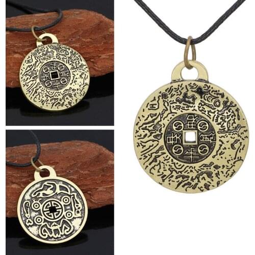 The Properties of Feng Shui Money Amulet Necklace Fashion For Men Gift Necklace Jewelry Vintage Russian Women Amulet Amulet M4Q7