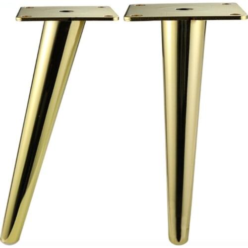 Pack of 4pcs) Furniture Legs Iron Cabinet Table Sofa Chair Feet Gold H =200mm