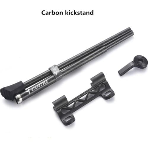 Bicycle carbon kickstand MTB 26 27.5 inch bike parking pole carbon fiber 700C kickstand ultra light