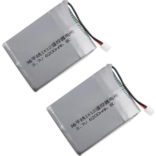 3.7V 6200mAh 8C Lipo Battery for Spektrum Horizon iX12 model aircraft Remote Control Spare Part 2S Rechargeable Battery