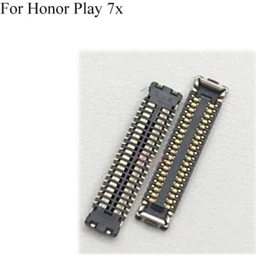2 SET For Honor Play 7x LCD display screen FPC connector For huawei Honor Play 7x 7 x logic on motherboard mainboard on cable