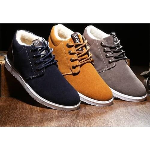 Cotton shoes mens snow boots winter new mens shoes plus velvet thick warm casual ankle boots los zapatos de los hombres M624