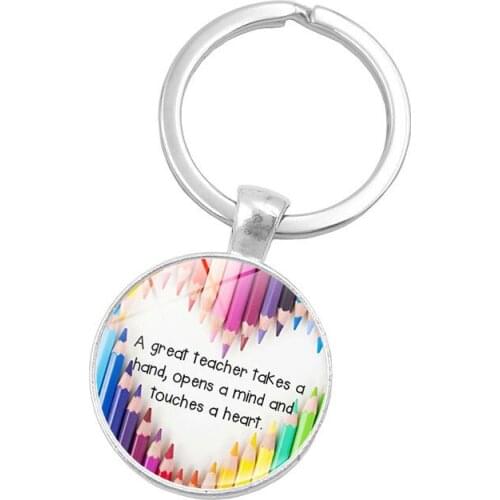 Hot Women Charm Teachers Day Percious Pendant Accessories Key Chain Business New Men Best Fashion Party gift Jewelry K2135