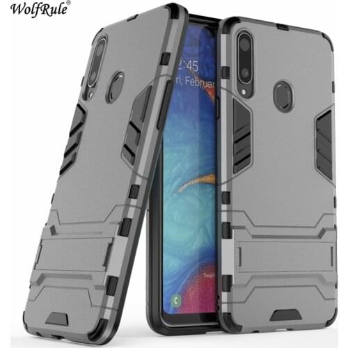Case For Samsung Galaxy A20S Case Shockproof Rubber Silicone Armor Hard Cover For Samsung A20S Case For Samsung Galaxy A20S Capa
