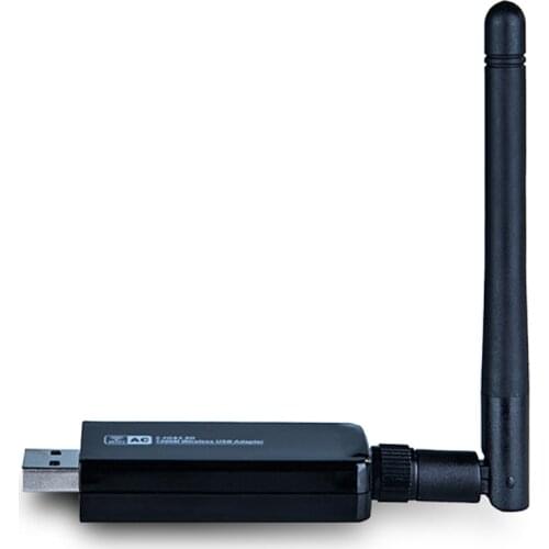 Dual Band 1200Mbps USB RTL8812AU Wireless AC1200 Wlan USB Wifi Lan Adapter Dongle 802.11ac Laptop Desktop with Antenna