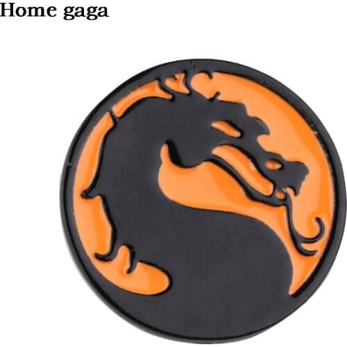 DB579 Dragon Cartoon Fighting Game Enamel Pin Metal Collar Pins and Brooches for Women Jewelry Lapel Pin Badges