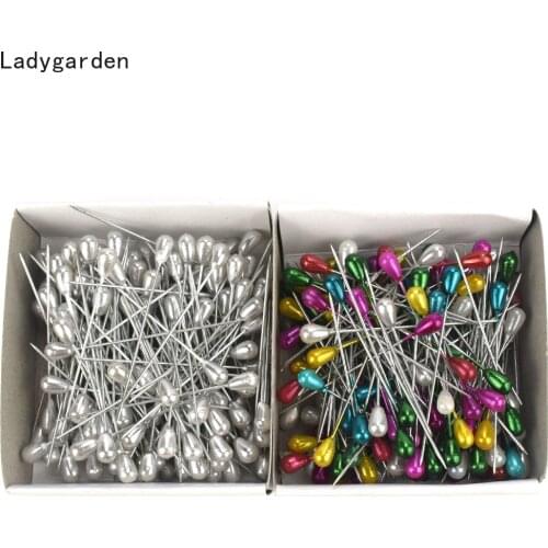 144PCS Sewing Needles Dressmaking Pins Embroidery Patchwork Stainless Steel Water Drop Pin Sewing Needles DIY Tools