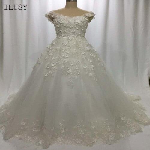 ILUSY Sleeveless Wedding Dresses