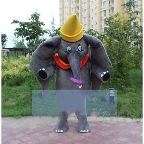 Elephant Mascot Costume Suits Cosplay Party Game Cartoon Fancy Dress Outfits Advertising Carnival Halloween Adults Christmas New