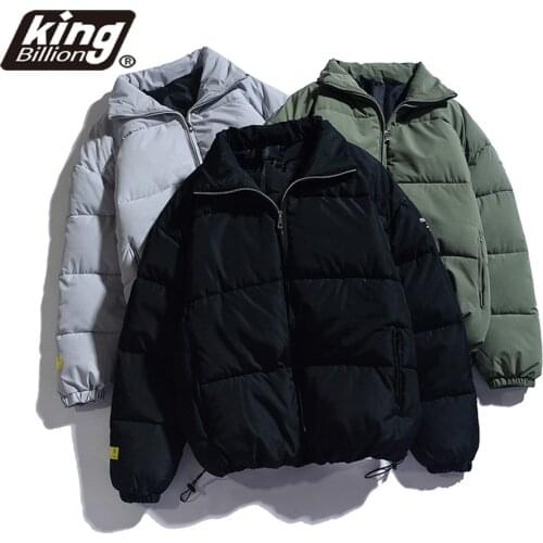 KB Winter New Men Solid Color Parkas Quality Brand Mens Stand Collar Warm Thick Jacket Male Fashion Casual Parka Coat