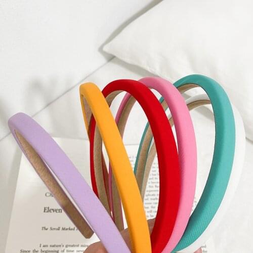 New 2021 Fashion 1PC Hair Hoop For Women Headwear Ladies Headband Thin Hairwear Hairband Sweet Girls Hair Accessory