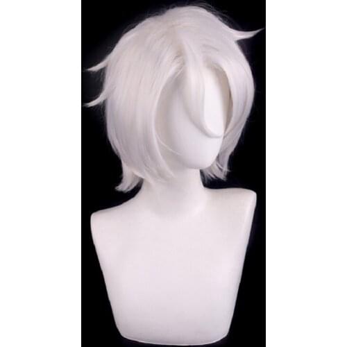 Anime The Case Study of Vanitas wig Noé Archiviste Cosplay Wigs Vanitas no Karte short silver synethic Hair wig + wig cap