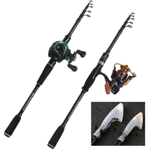 High Quality 1.8m 2.1m 2.4m 2.7m 3.0m 3.3m 3.6m Portable Telescopic Carbon Fishing Rod Casting Spinning Fish Hand Fishing Tackle