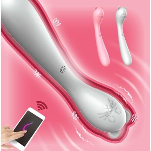 G Spot Vibrator for Woman APP Control Vibrator Silicone 8 Modes Vibrador Clitoris Massager Female Masturbator Sex Toys for Woman