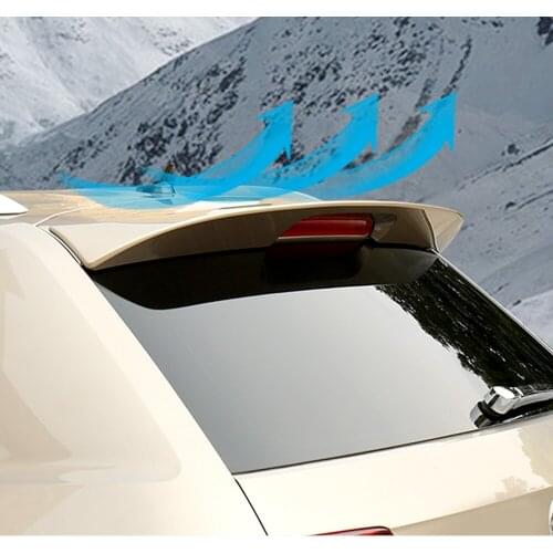 For Volkswagen VW Atlas Teramont 2017 2018 ABS Plastic Unpainted Color Rear Spoiler Tail Trunk Boot Rear Wing Decoration