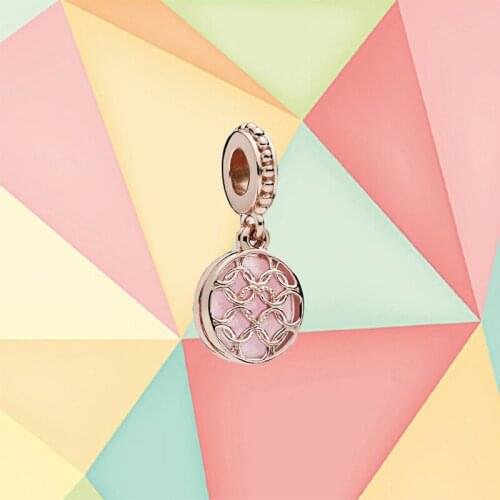 2019 High Quality 1:1 Original 925 Sterling Silver Pattern Of Love Pendant Charm Holiday Gifts Womens Diy Jewelry