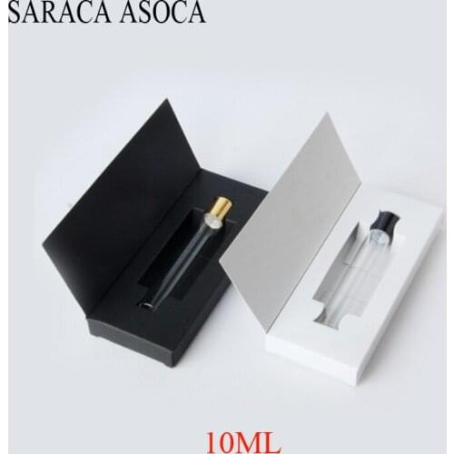 10ml Perfume Bottle Ball Bottle Glass Essential Oil Bottle Trial Loading Sub-Bottle With Independent Packaging Box 50Pcs/Lot