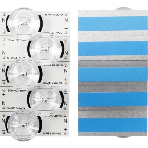 10pcs XS-DRT3.0-6V/2W NEW SMD Lamp Beads with Optical Lens Fliter for 32-70 inch LED TV Repair 32/39/42/47/49/50/55/60/65/70LB