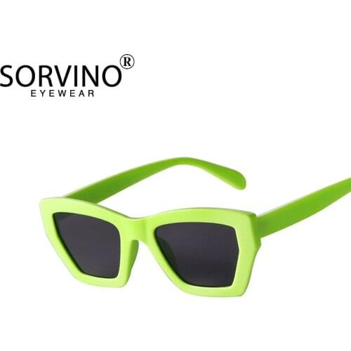 2021New Fashion Vintage Cat Eye Sunglasses for Women Brand Designer Retro Irregular Men Classic stylish Shades uv400 Sun Glasses