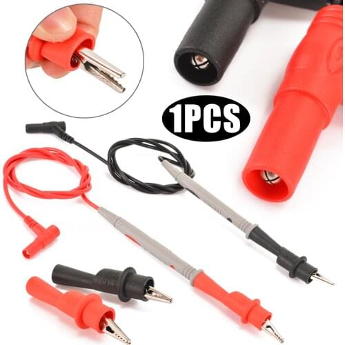 Digital Multimeter Probe Test Lead 1000V 20A with Alligator Clips Clamp Cable Tester Lead Probe Wire Pen Mayitr