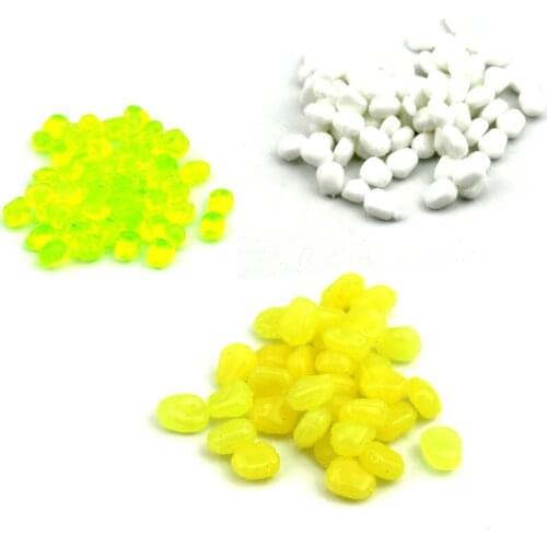 HENGJIA 50g/pack rubber corn grain fishing lures carp soft fishing baits floating pop bass pesca fishing tackles