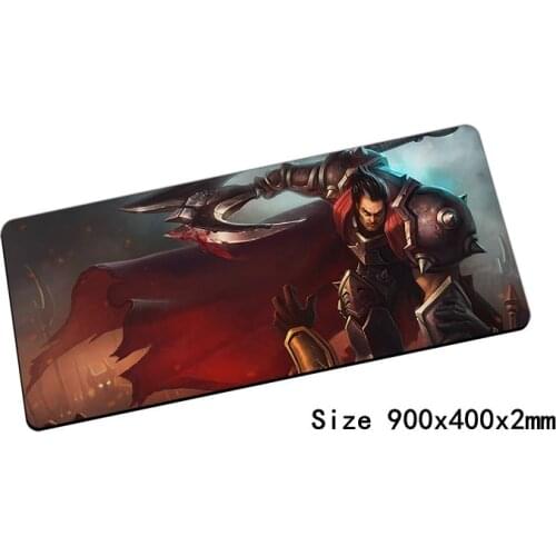 Darius mouse pad 900x400x2mm pad mouse lol notbook computer mousepad Hand of Noxus gaming padmouse gamer keyboard mouse mats