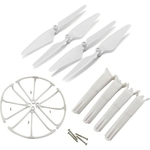 Hubsan X4 H502S H502E RC Quadcopter Spare Parts 4pcs Upgrade Landing Gear + 4pcs Blades Protective frame + 4pcs propeller set