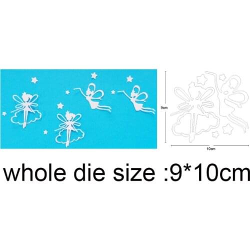 Flying Dancing Fairy Metal Cutting Dies Stencils For Scrapbooking dies DIY Crafts Stmap Cards Making Embossing Die Cuts 2020 New