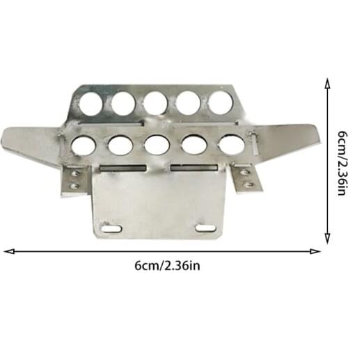 Metal Front Armor Protection Guard for MN Model 1:12 D90 D91 RC Car Spare Parts Y4QA