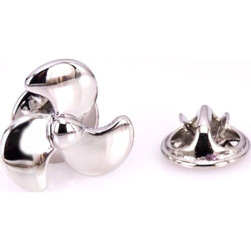 Mens Brooch Scarf Hat Accessories Silver Fan Blade Neckpin Badge Pin Woman Wedding Couple High Quality Jewelry Gifts