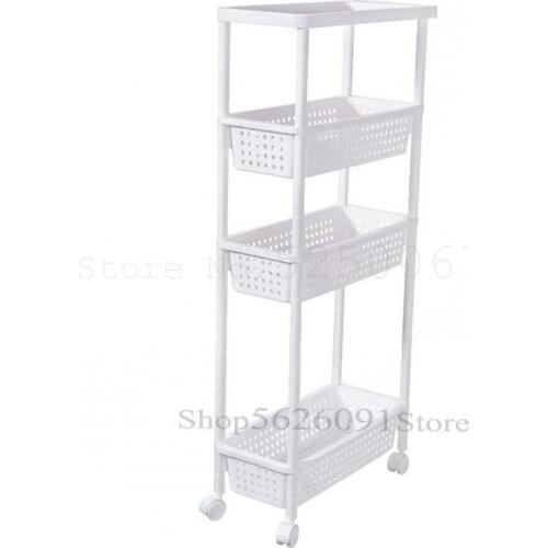Land Shelf Type Toilet Bathroom Toilet Bathroom Floor Plastic Multi-layer Receive Rack Shelf