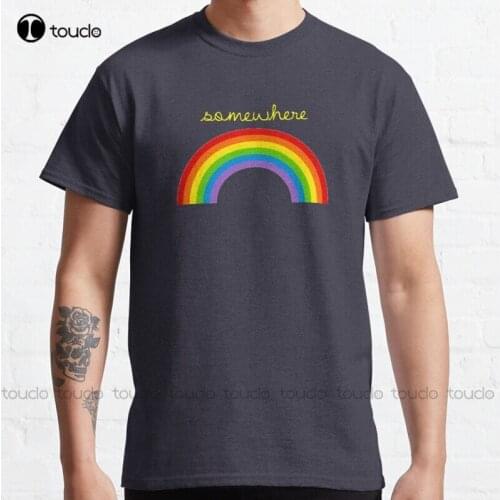 New Somewhere Over The Rainbow Classic T-Shirt Cotton Tee Shirt S-5Xl T Shirt gym shirts men Unisex