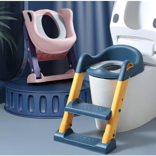Toilet second-generation upgrade folding children toilet toilet ladder home baby ladder sitting toilet ring children toilet ring