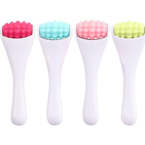 Plastic Mini Handheld Roller Massager Facial Eye Relaxation Skin Care Beauty Bar