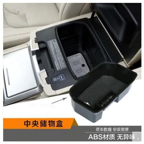 Car Styling Dedicated Modified Central Armrest Storage Box Glove Box Pallet Case For Toyota Land Cruiser 2005-2016