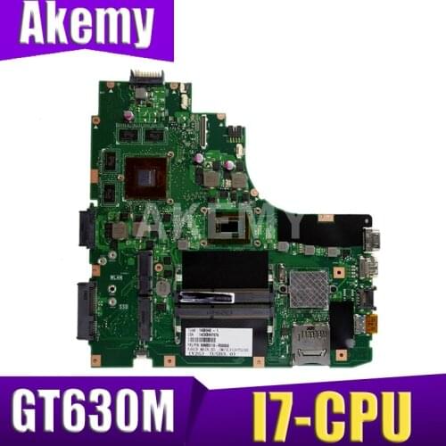XinKaidi K46CB/K46CM Laptop motherboard for ASUS K46CB K46CM K46C K46 Test original mainboard I7-3537U GT630M