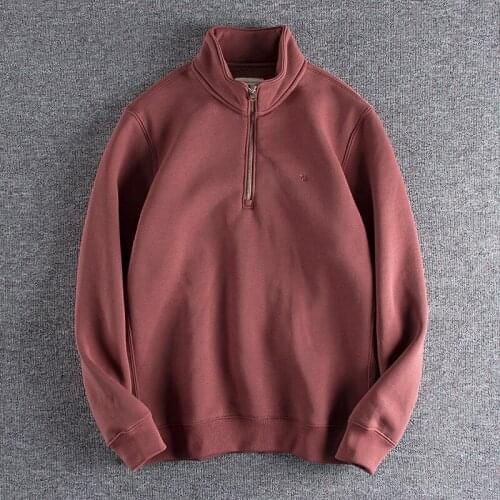 YURUNXIANG Men's Sweatshirts With Collar